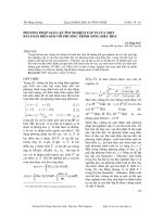 phương trình song điều hòa