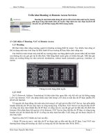 Triển khai routing và remote access