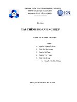 Phân tích tài chính công ty cổ phần sông đà 5