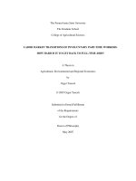 labor market transitions of involuntary part-time workers how hard is it to get back to full-time jobs