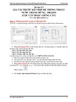 Plaxis 3D  Bài 5  Gia Tải Trước Kết Hợp Hệ Thống Thoát Nước thẳng Đứng  DRAINS (Cọc Cát hoặc Giếng Cát ))