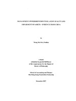 Management ownership structure, audit quality and impairment of assets--evidence from China