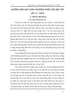 hướng dẫn học sinh phương pháp giải bài tập vật lí – cấp thcs