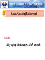 xây dựng chiến lược kinh doanh công ty nafoco (Công ty cổ phần Lâm sản Nam Định 2015-2017)