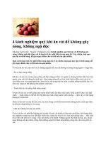 4 kinh nghiệm quý khi ăn vải để không gây nóng, không ngộ độc