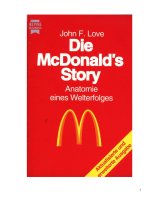 john f. love - die mcdonald's story