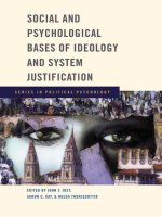 social and psychological bases of ideology and system justification mar 2009