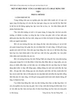 đề tài một số biện pháp chỉ đạo nâng cao hiệu quả hoạt động thư viện