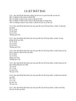 Bài tập luật đất đai