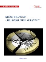 Khủng hoảng nợ hé lộ một châu Âu rạn nứt