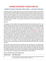 hướng dẫn european consensus on the management of neonatal respiratory distress syndrome in preterm infants