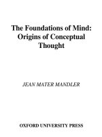 the foundations of mind origins of conceptual thought may 2004