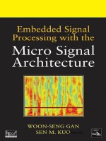 embedded signal processing with the micro signal architecture
