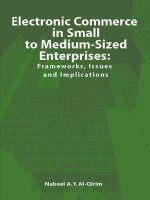electronic commerce in small to medium-sized enterprises