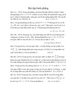 Bài tập hình phẳng