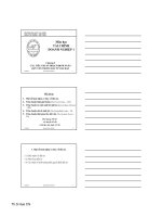 Các tiêu chuẩn hoạch định ngân quỹ vốn trong đầu tư dài hạn