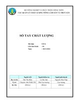 tài liệu Sổ tay chất lượng 2012