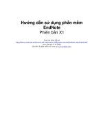 Giáo trình EndNote X1