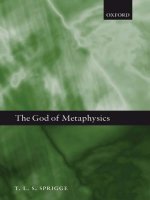 the god of metaphysics jun 2006