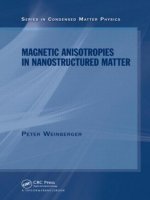 magnetic anisotropies in nanostructured matter, 2009, p.303