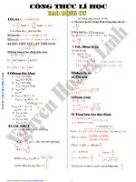 Công thức vật lý