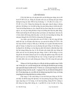 đồ án thiết kế và tổ chức thi công hầm mêtrô đặt nông trong thành phố