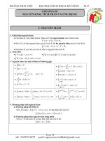 Chuyên đề tích phân luyện thi đại học