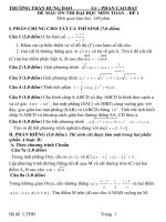 Bộ đề mẫu ôn thi đại học môn Toán