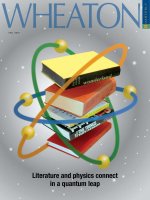 literature and physics connect in a quantum leap