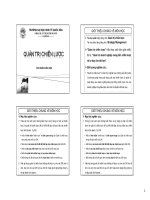 Bài giảng quản trị chiến lược   ths  đoàn xuân hậu