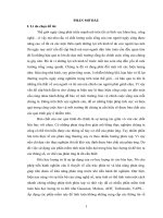 Luânj văn khảo sát một số phản ứng ở tầng ozon