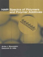 nmr spectra of polymers and polymer additives