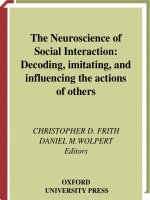 the neuroscience of social interaction decoding imitating and influencing the actions of others mar 2004