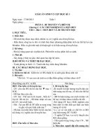 GIÁO án SINH 9 2 cột học kì 1 có KNS