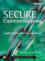 An toàn thông tin liên lạc - Secure Communications