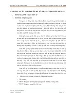 CÁC PHƯƠNG ÁN SƠ ĐỒ TRẠM CHỌN MÁY BIẾN ÁP