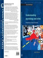 open university press understanding psychology and crime perspectives on theory and action sep 2004