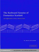 sutcliffe d. the keyboard sonatas of domenico scarlatti and the 18th. century musical style