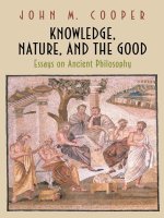 princeton university press knowledge nature and the good essays on ancient philosophy oct 2004