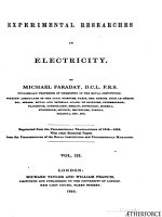 faraday michael - experimental researches in electricity vol 3