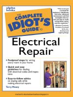 electronics and electrical troubleshooting and repair handbook