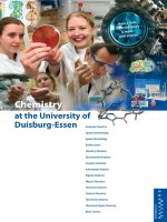 Chemistry at the University of Duisburg Essen