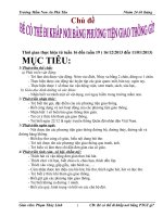 Chủ đề bé có thể đi khắp nơi bằng phương tiện giao thông gì