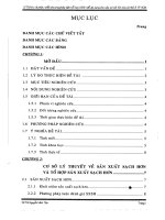 Nghiên cứu và phát triển phương pháp luận tổ hợp sản xuất sạch hơn để áp dụng cho các cơ sở sản vừa và nhỏ ở Thành phố Hồ Chí Minh