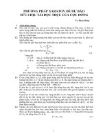 PPHƯƠNG PHÁP XARATOV ĐỂ DỰ BÁO  SỨC CHỊU TẢI DỌC TRỤC CỦA CỌC ĐÓNG