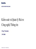 Bài giảng Quản lý rủi ro tín dụng: Chương 4  Hiệp hội ngân hàng ASEAN