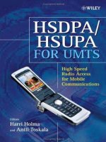 hsdpahsupa for umts high speed radio access for mobile communications