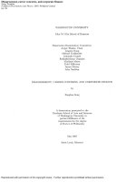 disagreement, career concerns, and corporate finance