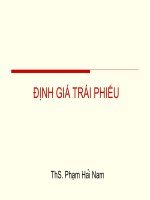 Chương 5 Định giá trái phiếu
