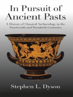 yale university press in pursuit of ancient pasts a history of classical archaeology in the nineteenth and twentieth centuries oct 2006